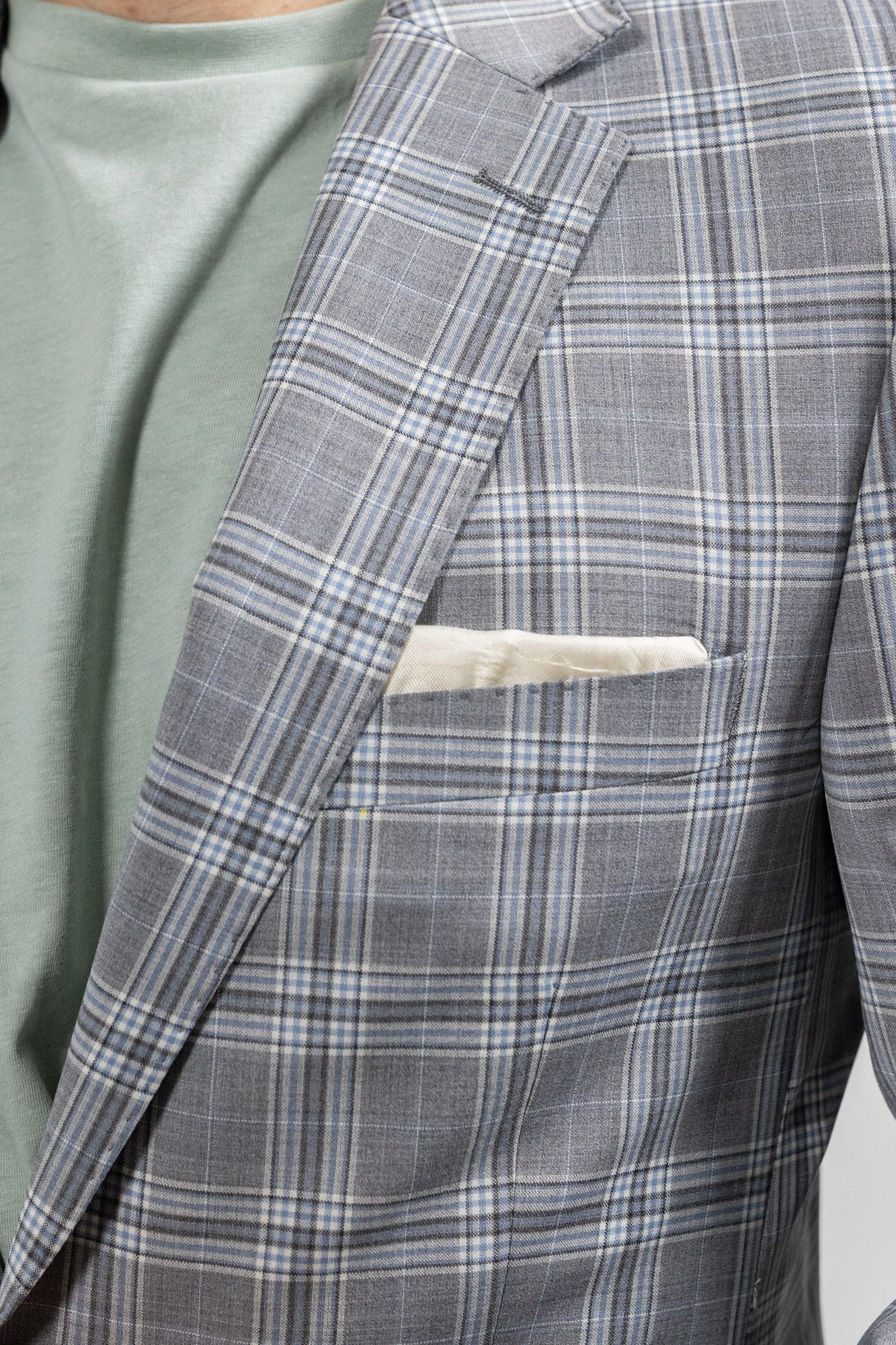 Calabria Check Gray . Costum