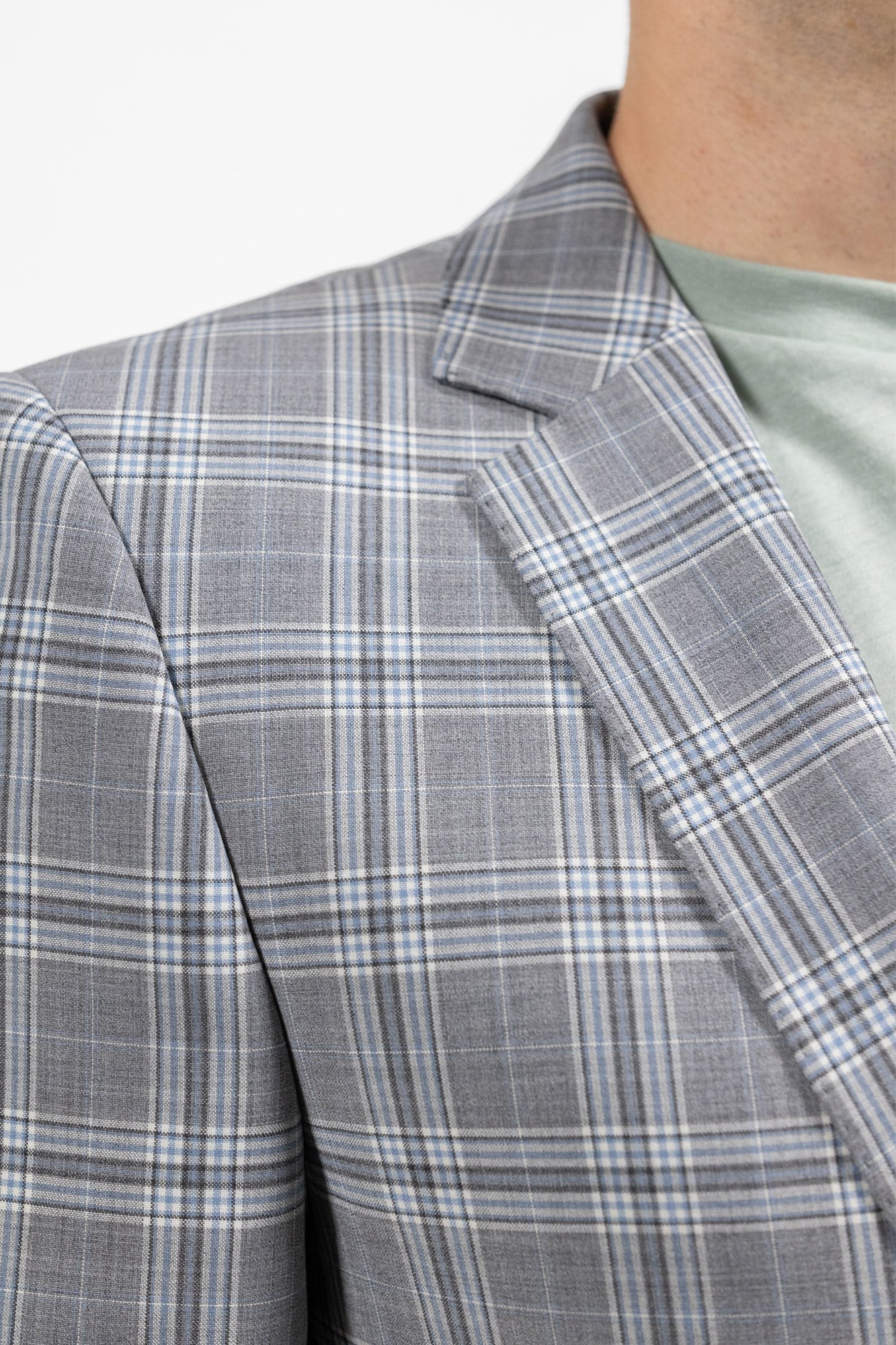 Calabria Check Gray . Costum