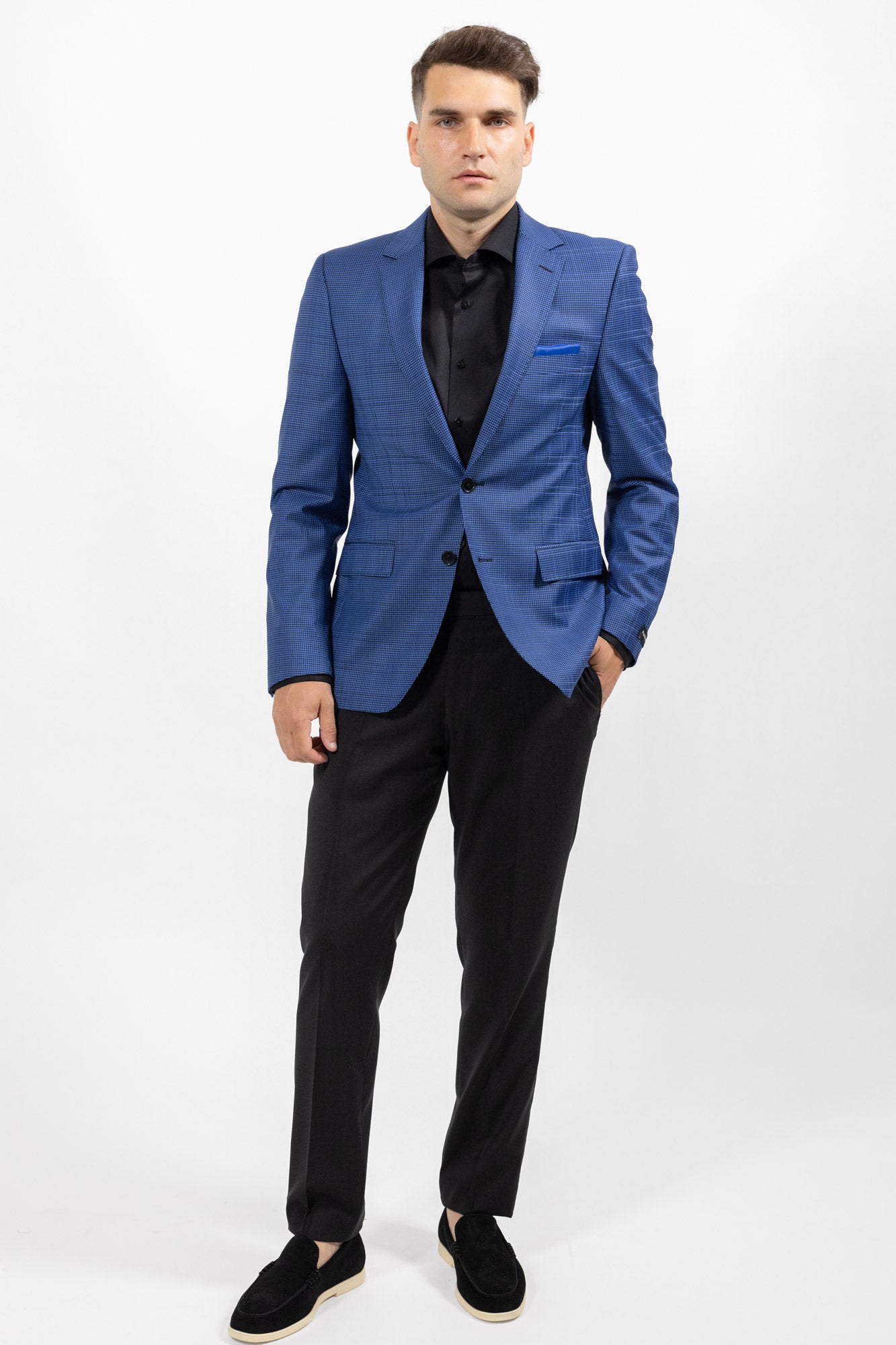 Arno check blue. Sacou