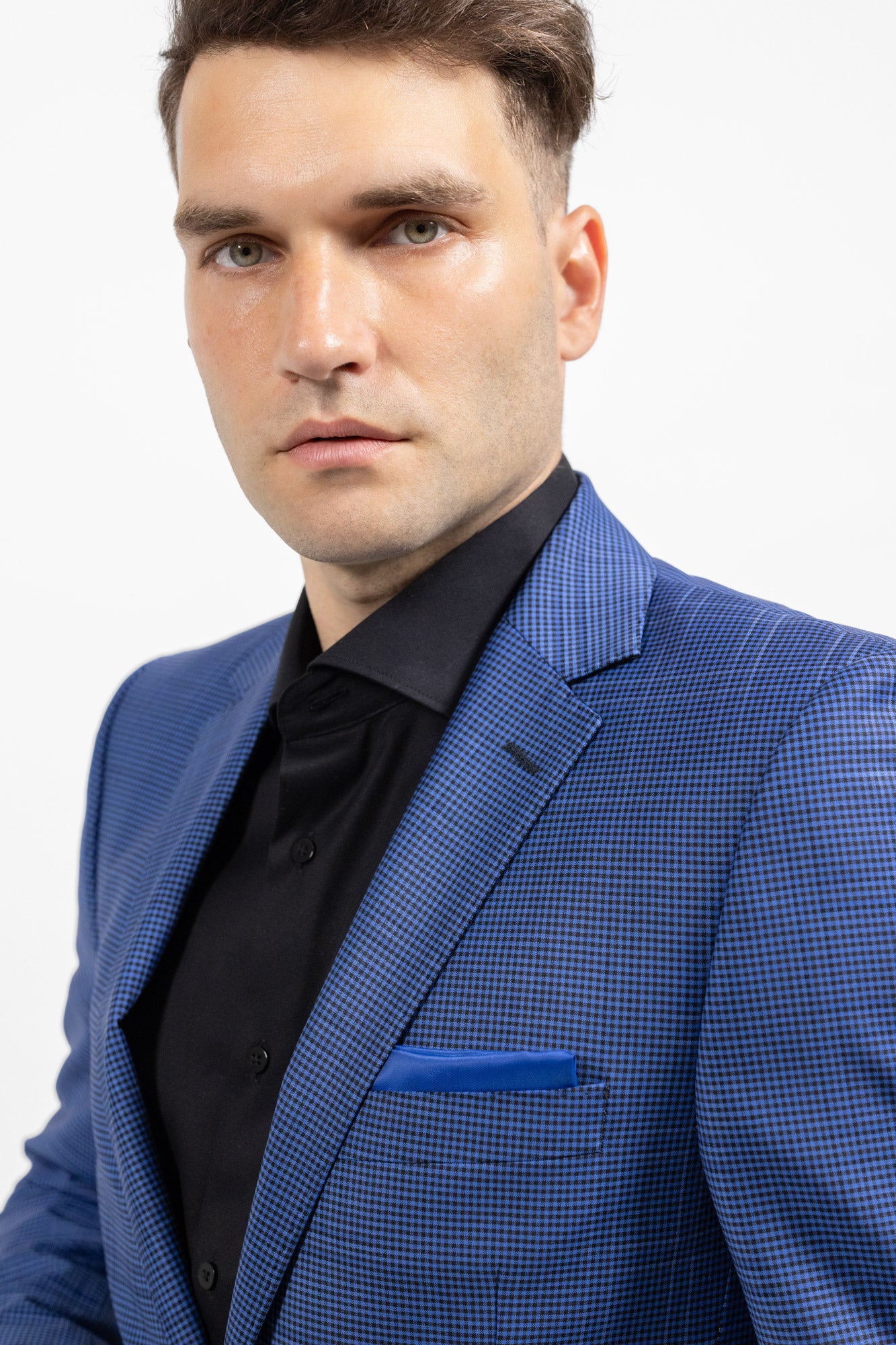 Arno check blue. Sacou