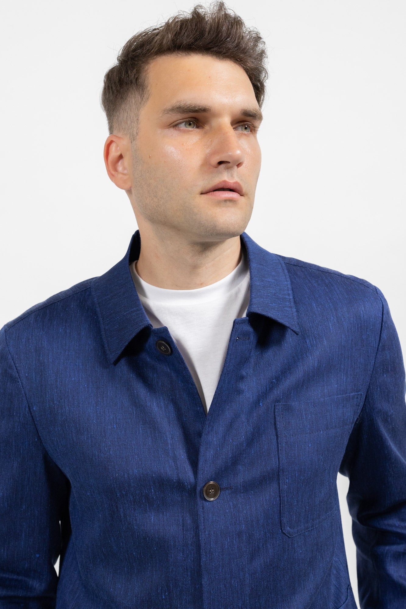 Overshirt blue. Sacou