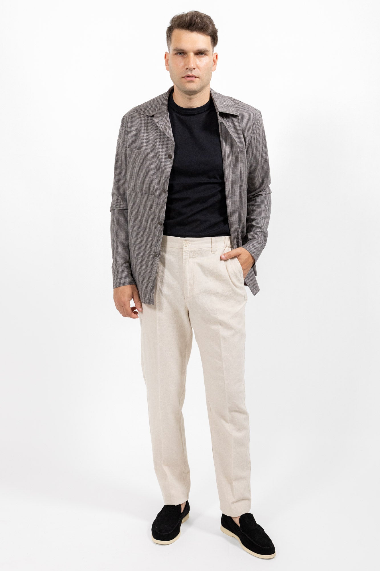 Overshirt grey. Sacou