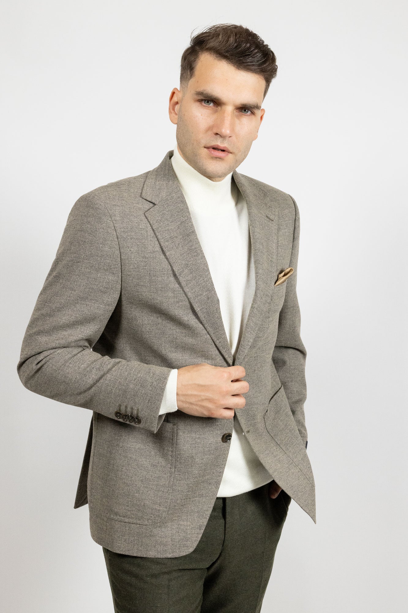 Calabria Mouline Flanel . Sacou