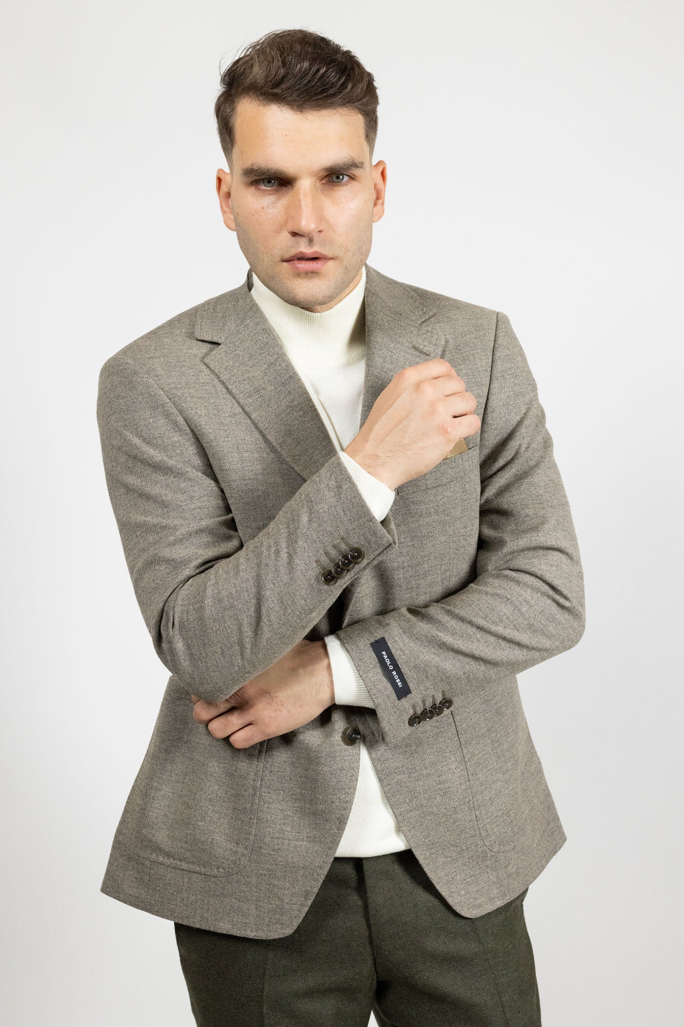 Calabria Mouline Flanel . Sacou