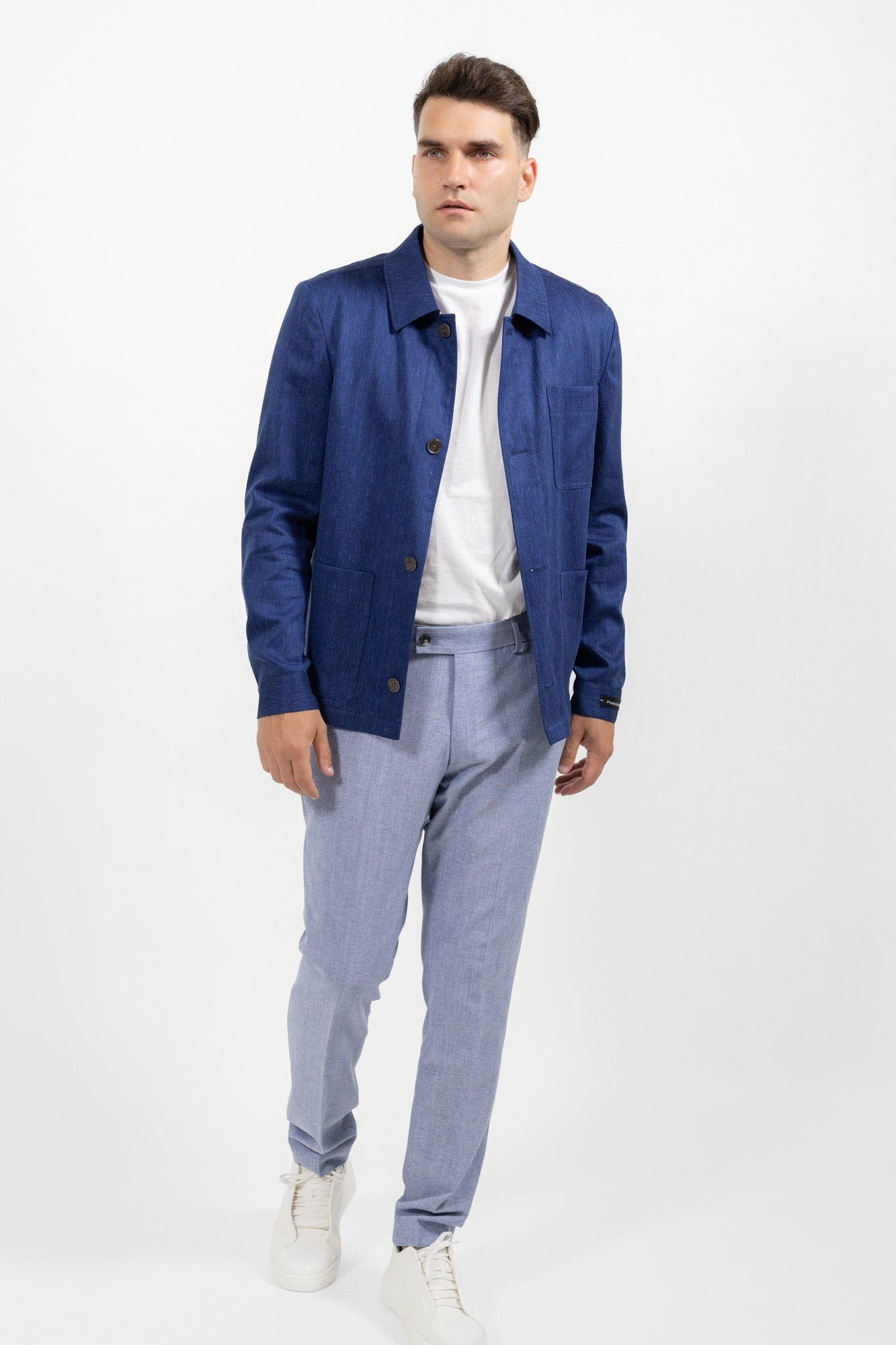 Overshirt blue. Sacou