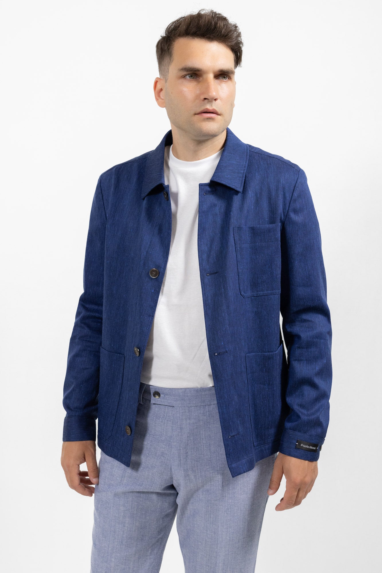 Overshirt blue. Sacou