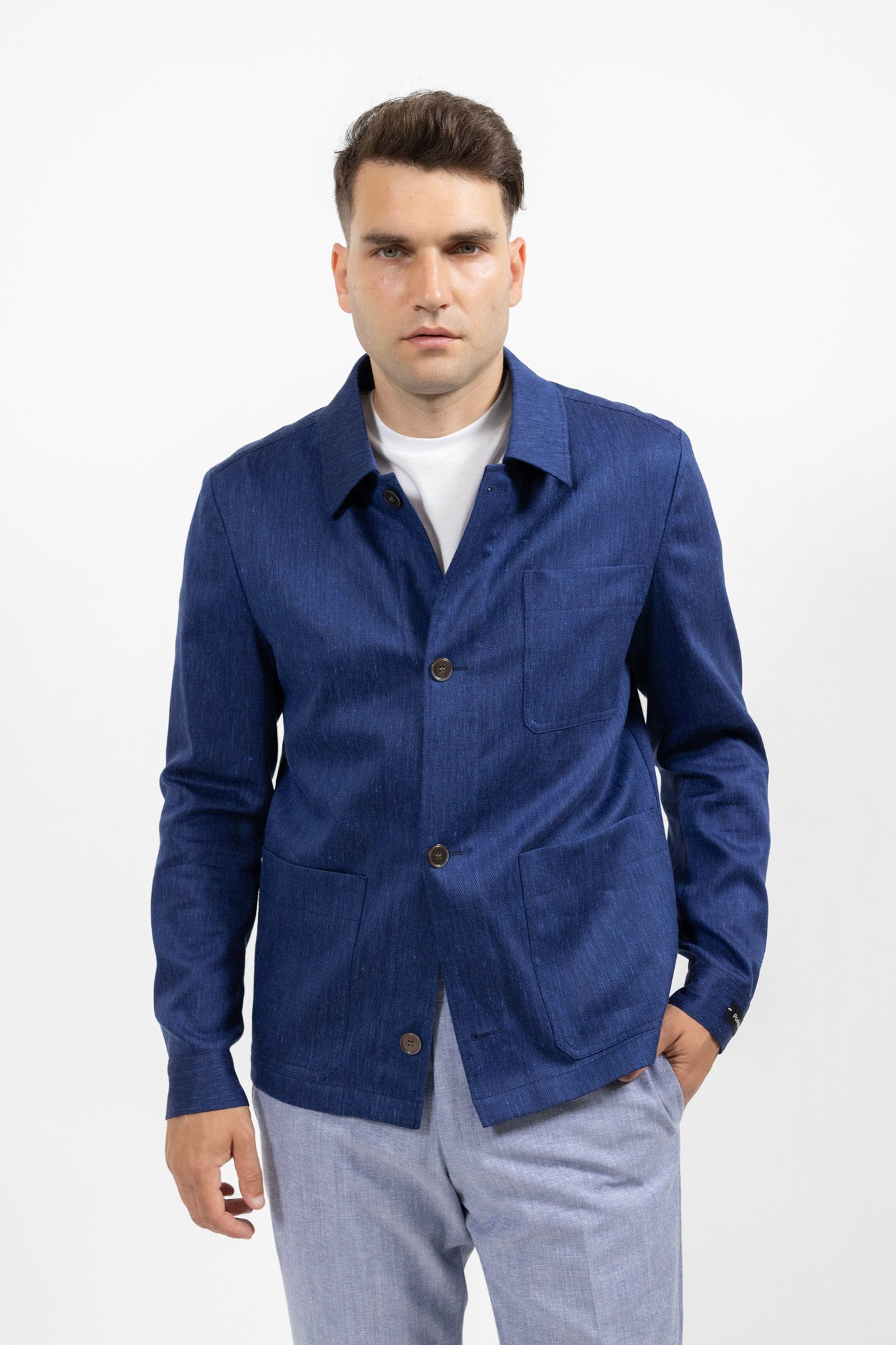 Overshirt blue. Sacou