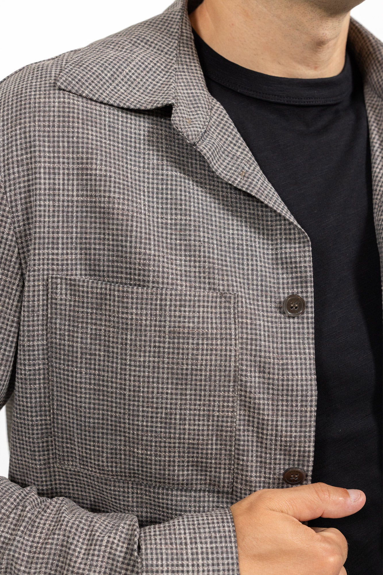 Overshirt grey. Sacou
