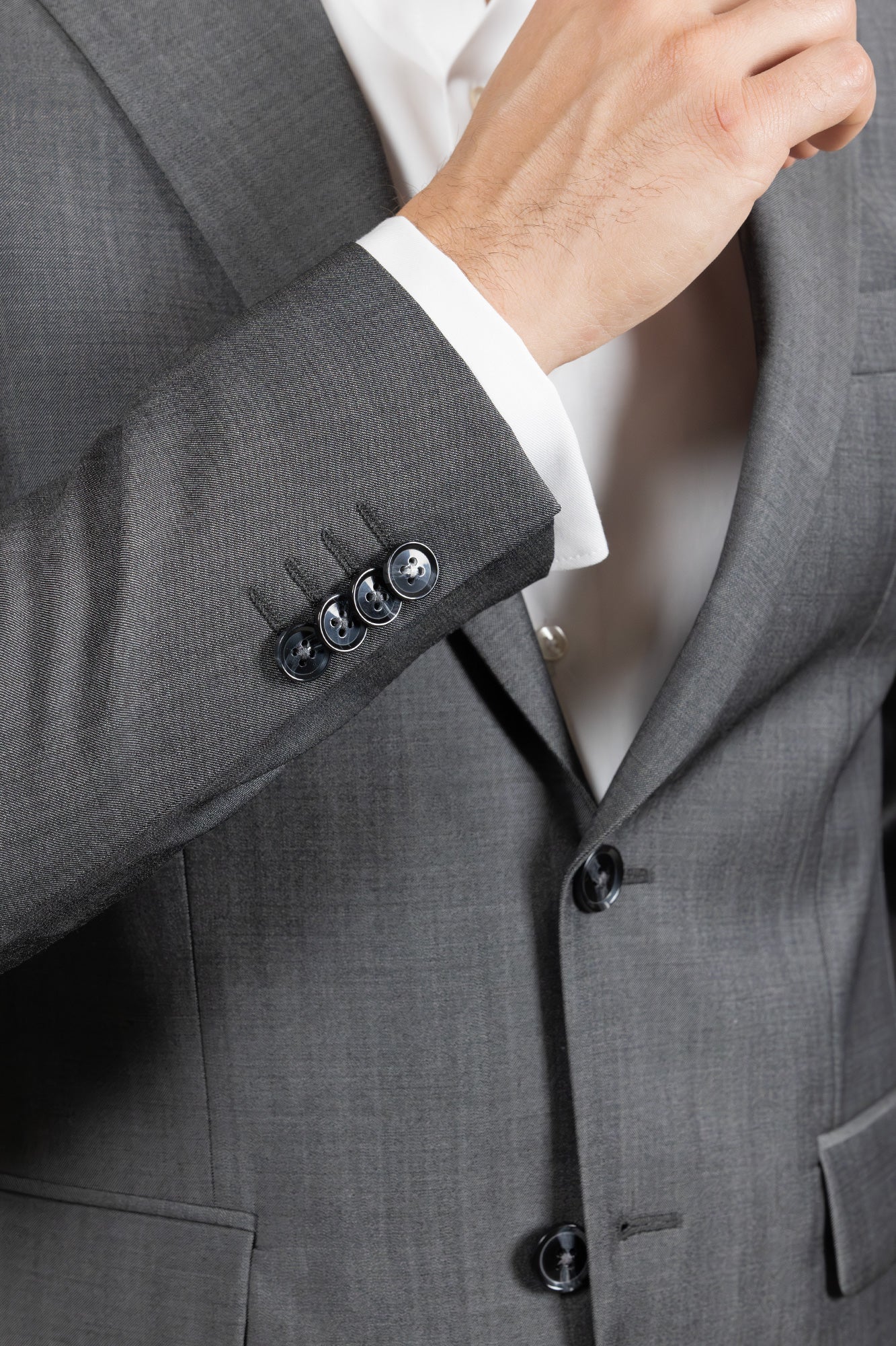 Calabria Siner Changeant Grey . Costum